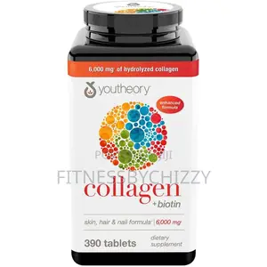 Collagen Skin, Hair and Nails With Biotin 6000MG X390 Tablet
