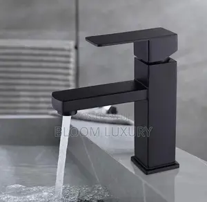 Matt Black Square Faucet