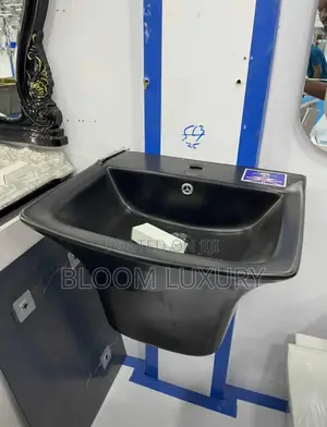 Matt Black Wall Hung Basin
