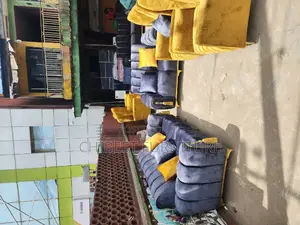 Complete Set of 7 Seatera Upholstery Padded Sofa Chair