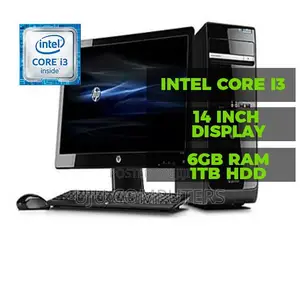 New Desktop Computer HP 8GB Intel Core i3 HDD 1T