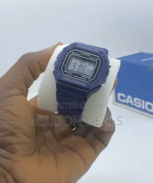 Waterproof Rubber Strap Men’S Wrist Watch Blue