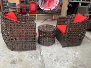 Brown 2 in 1 Rattan Chair