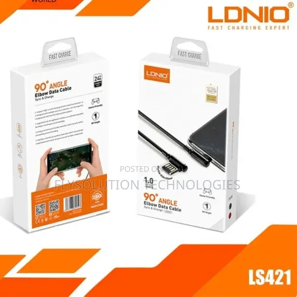 Ldnio 1M Type-C Elbow Data Cable