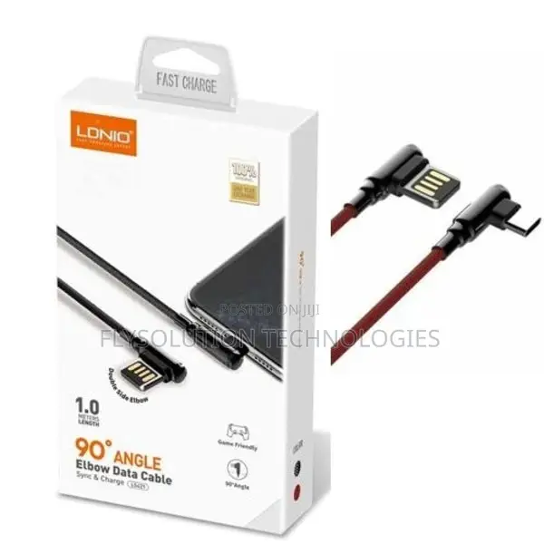 Ldnio 1M Type-C Elbow Data Cable
