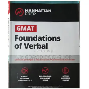 GMAT Foundation of Verbal