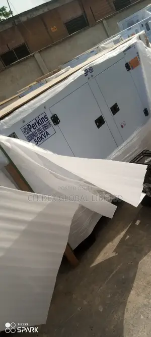 50kva Perkins Soundproof Diesel Generator 100% Copper
