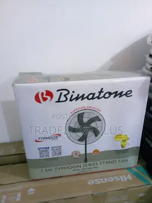 Brand New 1.5M Typhoon Series Binatone Stand Fan