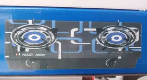 Automatic Nulek Glas Top Double Burner Gas Cooker