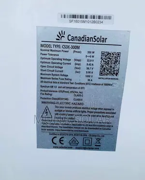 300watts Canadian Solar Panel