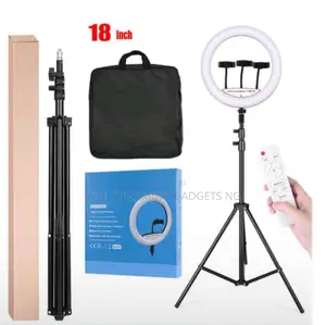 18 Inches Professional Ringlight + Remote,Stand and Bag