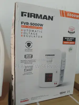 Brand New Firman 5000watts Wall Mounted Stabilizer