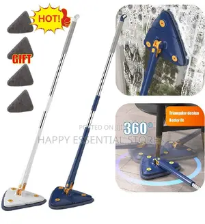 360° Rotatable Adjustable Triangle Cleaning Mop, Multipurpos