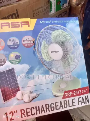 Solar Table Fan 12inches