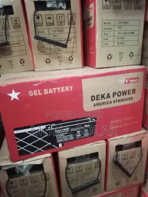 150ah 12v Deka Dry Cell Battery