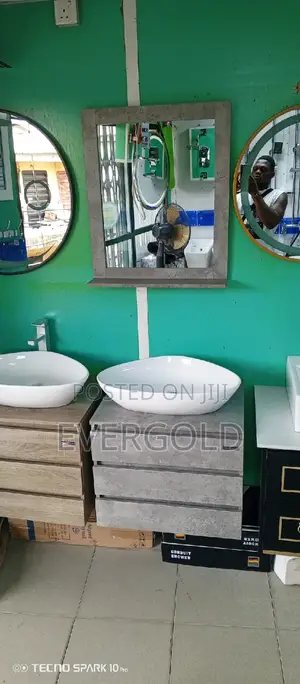 Wash Hand Basin With Cabinet Complete Accessories Available
