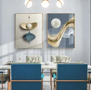 Luxury Abstract Interior Artwork Frames