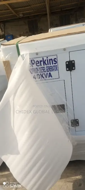 40kva Perkins Soundproof Diesel Generator 100 Copper Coil