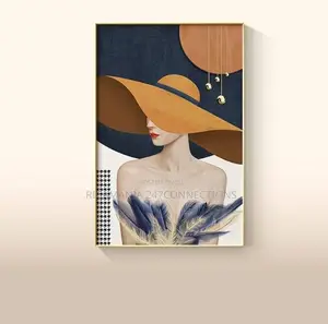 24*36" Abstract Painting Artwork Frame