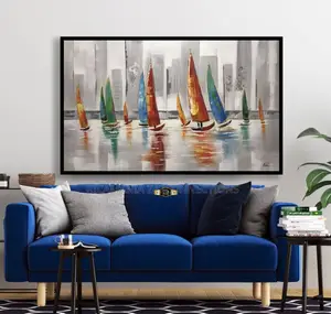 48by36 Inches Abstract Painting Artwork Frame