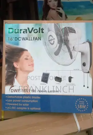 Duravolt"16" Dc Wall Fan.