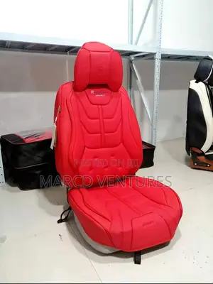 Pure Red Quality Grade Leather Seat Cover