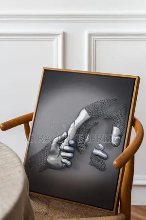 3in1 Canvas Art With Gold Frame Payment on Delivery Same Day