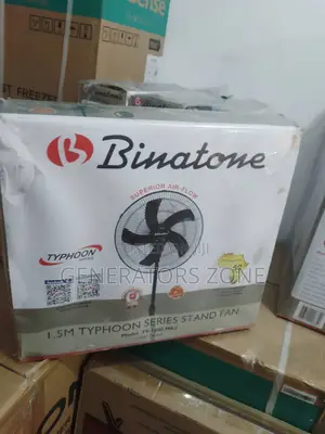 Affordable 18-Inch Binatone Standing Fan (Black)