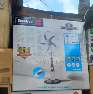 Scanfrost Electric Rechargeable Fan