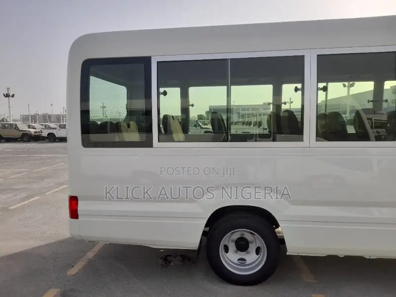 New Toyota Coaster 2025 White