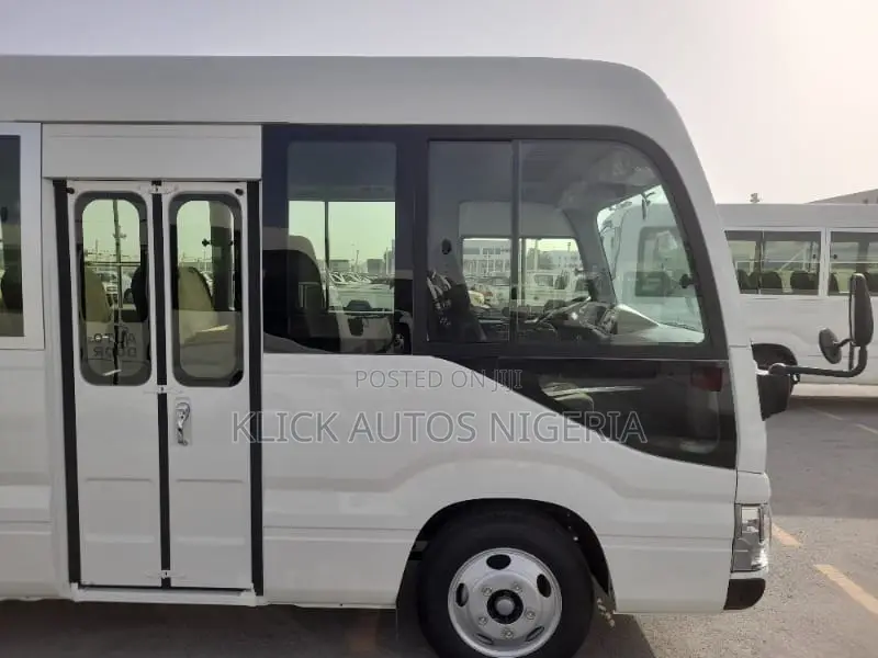 New Toyota Coaster 2025 White