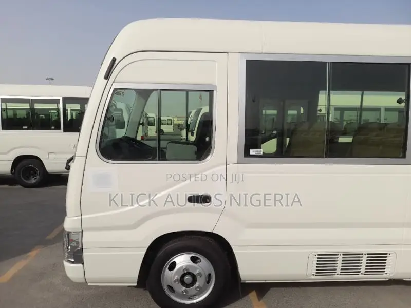 New Toyota Coaster 2025 White