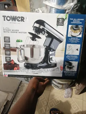 Tower 5L Stainless Steel Stand Mixer - 1000W