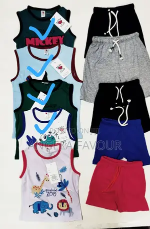 Boys Sleeveless With Shorts