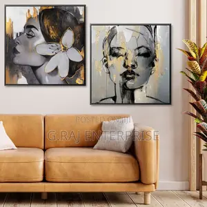 2in1 Frames Artwork Canvas Payment on Delivery 24/24inches