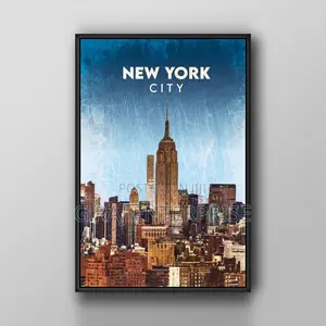 New York City Canvas With Frame 20/32inches Payment on Deliv
