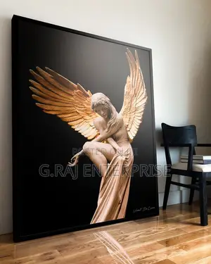 50/50 Inches Femalewall Art Canvas Frame Payment on Delivery
