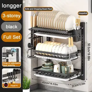 Quality 3layer Wall Mounted Plate Rack