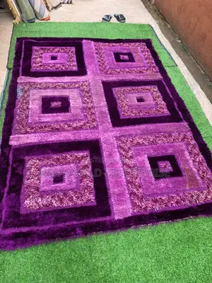Thick Modern Turkish Shaggy Centre Rug