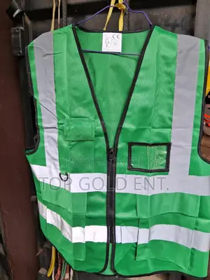 Reflective Vest + Pocket And Zip