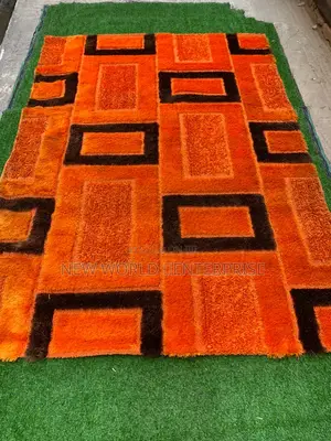 Modern Shaggy Gold Vip Turkish Centre Rug