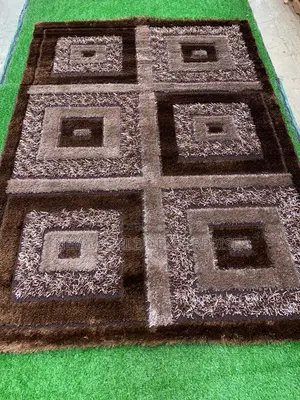6by9 Feets Shaggy Gold Vip Turkish Centre Rug