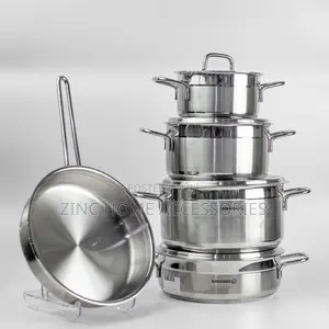 Korkmaz Alfa 9pc Stainless Steel Cookware Set