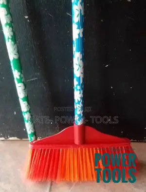 PVC Coated Wooden Handle - Lobby Broom