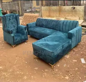L Shape With Single Sofas