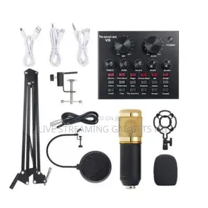 Original V8 Soundcard + Bm800 Mic Set Bundle