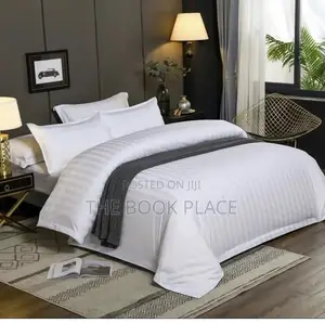 White Stripes Bedding