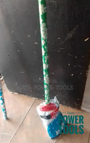 PVC Coated Wooden Handle - Round Plastic Socket Mop Set