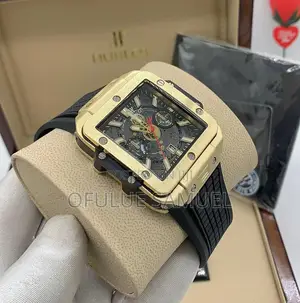 Hublot Rubber Strap Wristwatch