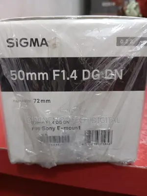 Sigma Lens 50mm Art for Canon and Sony Camera